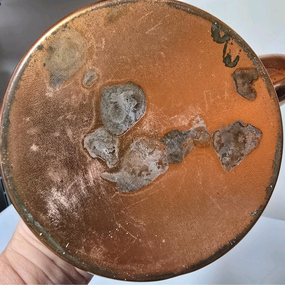 Vintage Tagus Portugal No. R.50 Solid Copper Goose Neck Tea Pot Kettle 32 oz. - Picture 10 of 11